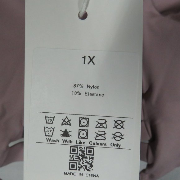 Halara In My Feels Pale Mauve Backless Crisscross Padded Crop Tank Plus Size 1X - Picture 6 of 6